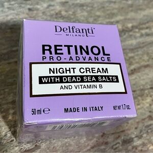 Delfanti Retinol Pro-Advance Night Cream with Dead Sea salts & Vit B